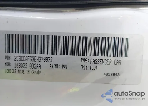 2014 Chrysler 300C z USA, uszkodzony, nr VIN 2C3CCAEG3EH379972